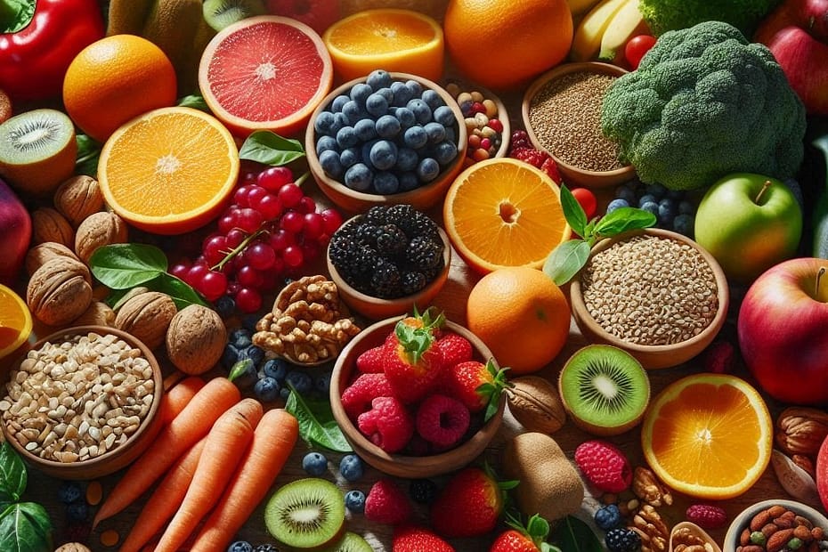 Metabolic eating with healthy food.